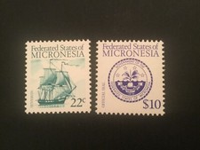 ICOLLECTZONE US Micronesia  34, 39 $10 high value VF NH