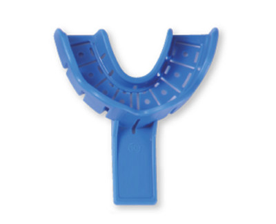 Premium Plus #10 Anterior Lower Perforated Plastic disposable impression trays
