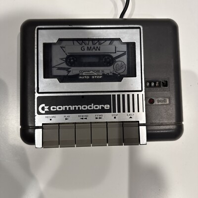 Black Commodore 1531 Datasette / Cassette / Tape Deck Unit, Model 153 (ungetestet)