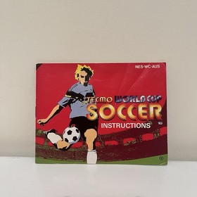 Tecmo World Cup Soccer Nintendo NES PAL Game Complete + Manual TESTED*