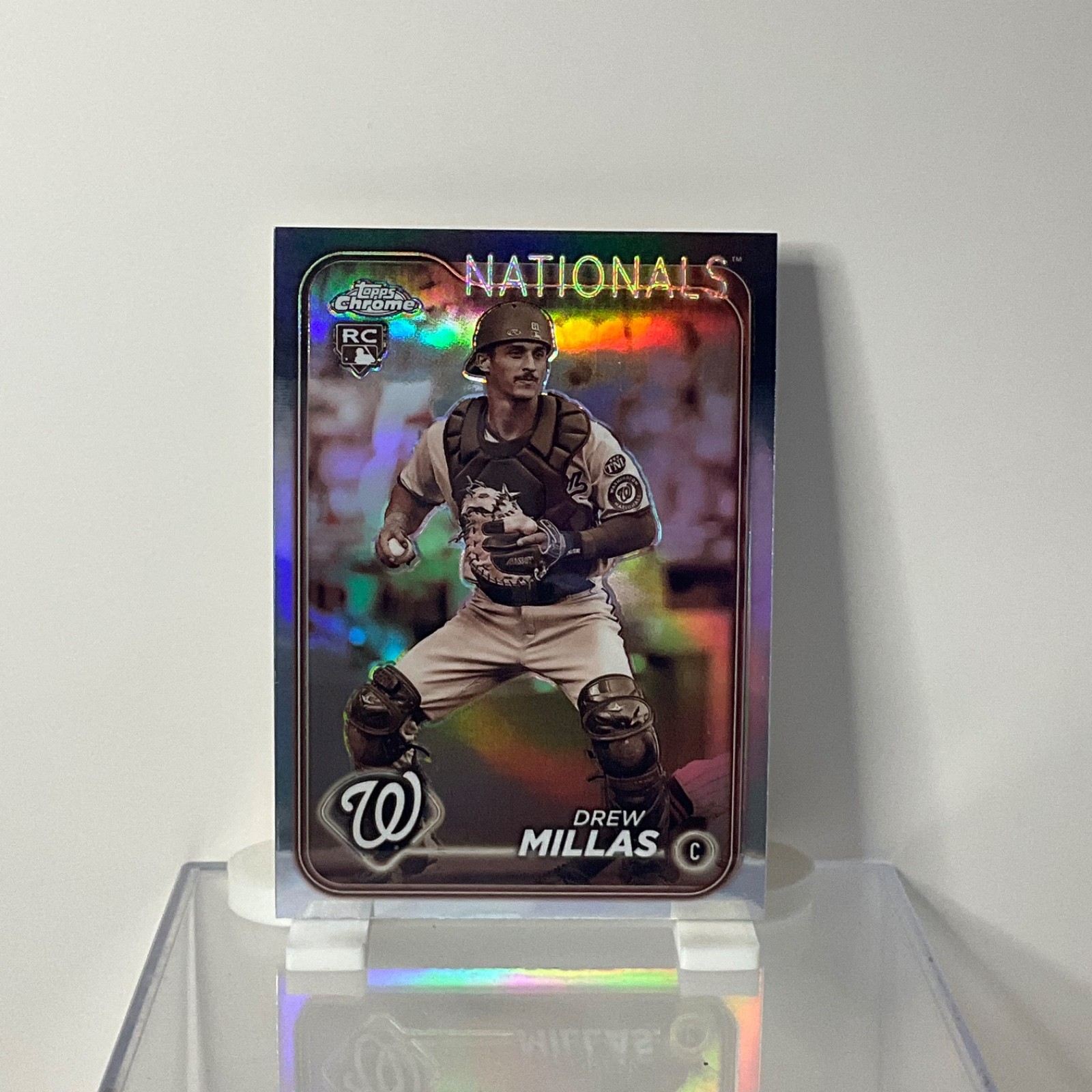 2024 Topps Chrome - Drew Millas #85 Sepia Refractor (RC)