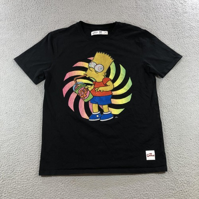 #ad #ad The Simpsons Bart Simpson Shirt Mens Medium Psychedelic Squishee Graphic Tee $18.88
