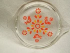 LID ONLY Vintage Pyrex Friendship Red Birds 470-C REPLACEMENT Mint Cond