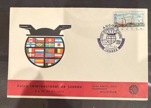 Angola First Day Cover 1972 International Fair of Luanda