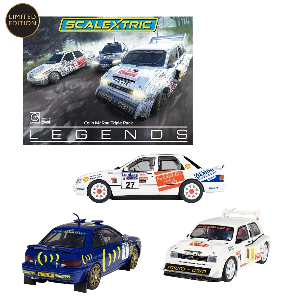 Scalextric C4612A Colin McRae Triple Pack