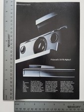 Polaroid SX 70 Alpha Camera Magazine Print Ad Instant Film Ephemera Vintage