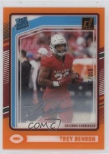 2024 Panini Clearly Donruss Rated Rookie Orange 10/249 Trey Benson #74 Auto 1oa8