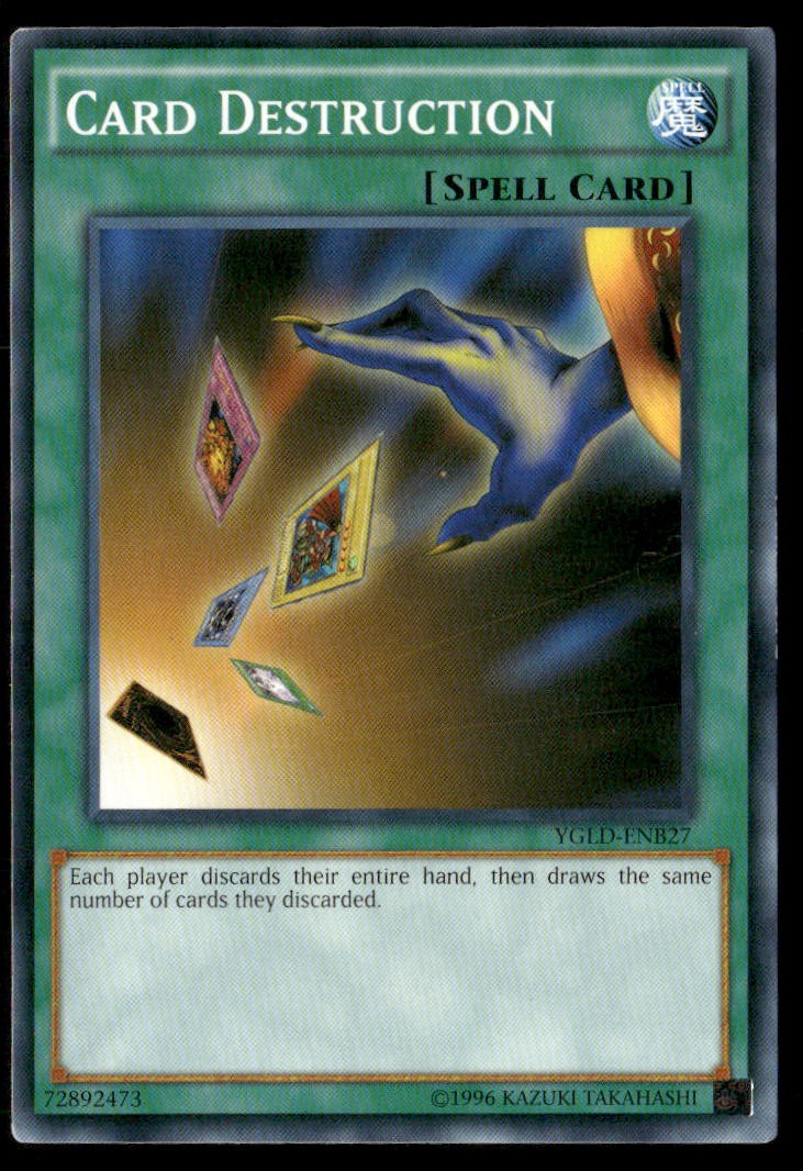 Card Destruction King of Games: Yugi's Legendary Decks YGLD-ENB27 Yugioh LP
