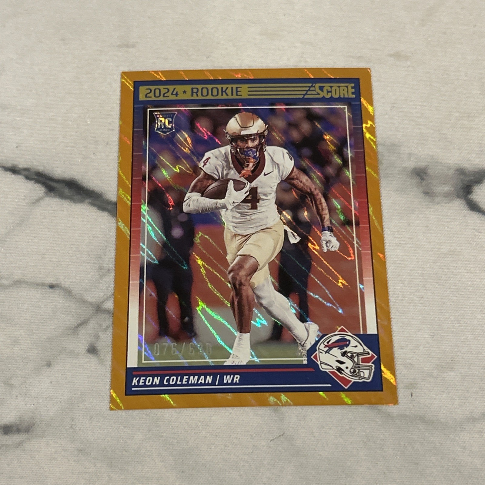 2024 Score - Rookies Keon Coleman #337 Lava /630 (RC)