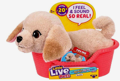 Moose Toys Little Live Pets My Really Real S2 Puppy Mini - Buddy, Kuscheltier