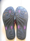 NWOB WOMEN'S OKABASHI BLACK & PURPLE SUPPORTIVE FLIP-FLOPS SIZE M/L(8-9) — photo 10