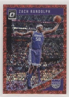 2018-19 Panini Donruss Optic Fast Break Red Prizm 26/85 Zach Randolph #81 0r4