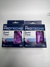 2 PACK Flents Ear Plugs Quiet Time Smooth Foam Soft Comfortable 20 Pairs Total