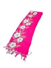Hibiscus Hawaii Short Sarong Swimsuit Cover Up Skirt Hawaiian Wrap Dress