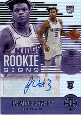2020-21 Panini Illusions #RS-JAH Jahmi'us Ramsey Rookie Signs Sacramento Kings