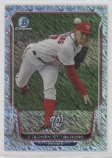 2014 Bowman Chrome Shimmer Refractor 9/15 Stephen Strasburg #35 04zq