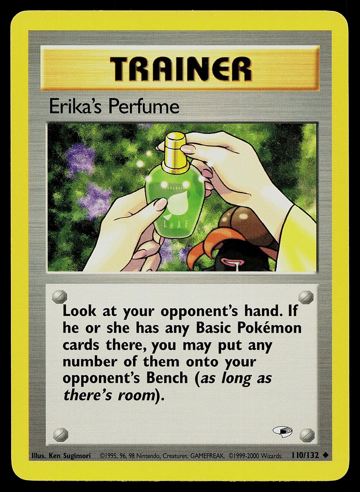 Pokemon Card Gym Heroes Erika's Perfume 110/132 Uncommon