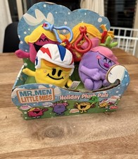 2009 Fisher-Price Mr. Men Little Miss Holiday Plush Pals Set of 4 NIB RARE HTF