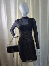 Guess women's black lace  Dress size Medium 