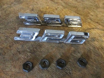 #R PAIR OF ORIGINAL 326 HOOD EMBLEMS FOR 1967  PONTIAC FIREBIRD