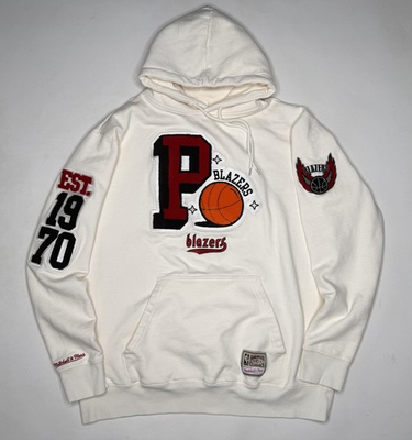 #ad #ad Mitchell amp; Ness Portland Trail Blazers Chenille Stitch Hoodie XXL $75.00