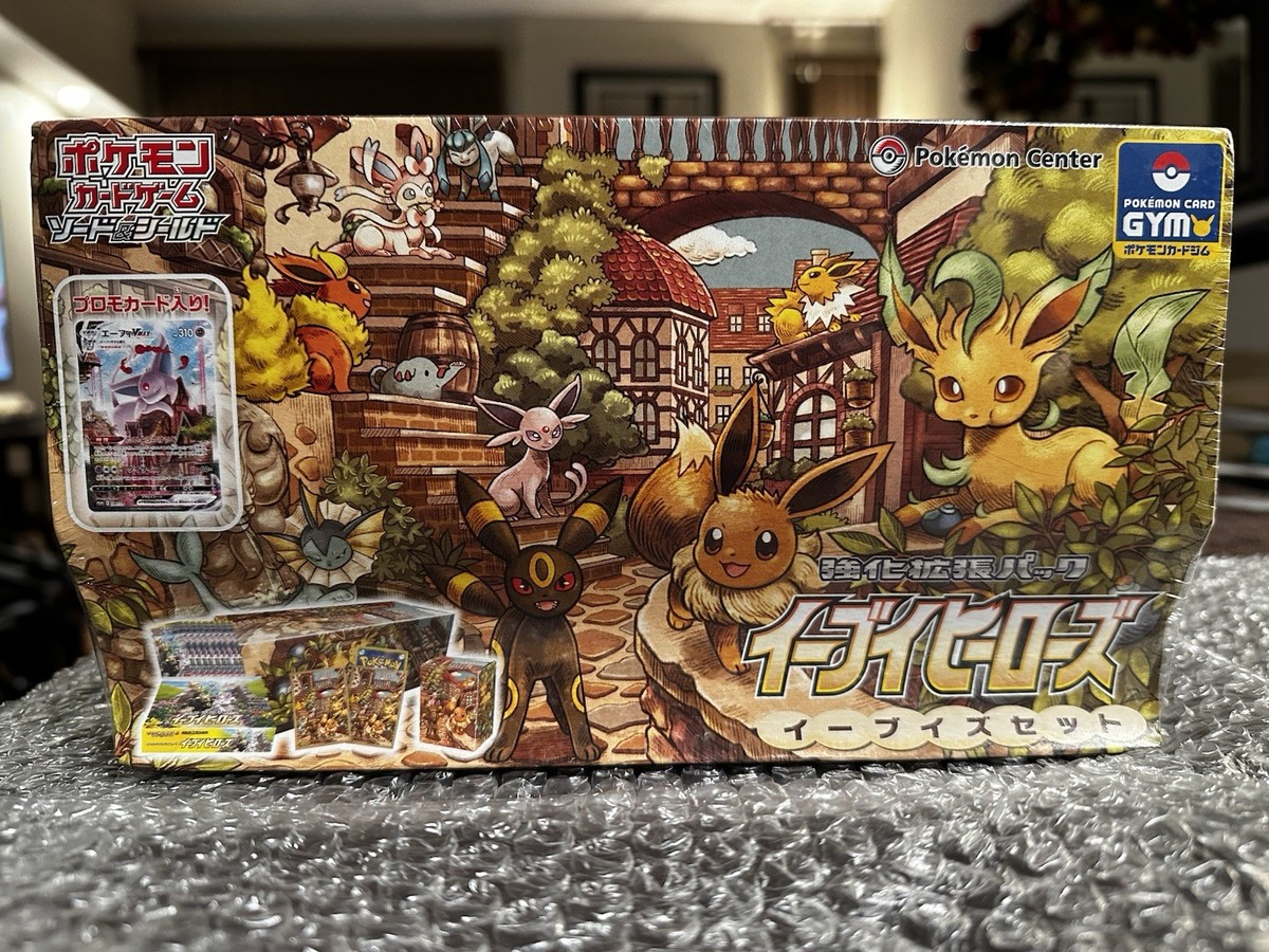 eevee heroes booster box for sale Simplified Chinese Pokemon Eevee Heroes Nine Colors Gathering 1 Original  Sealed Case main image 0