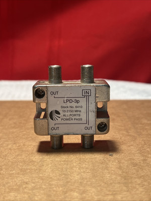 LPD-3p 3-Way Splitter 10-2150 MHz All Ports Power Pass (#6410)