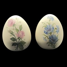 Eggzakly Eggs Porcelain, Natural Eggshell-like Surface 2 Pc Felt Bottoms