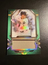 2024 Topps Triple Threads Manny Machado Single Jumbo Relic Green /27 Patch NM