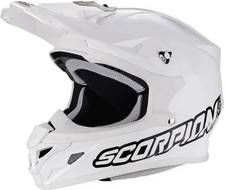 Casco cross Scorpion Vx 21 Air Solid Bianco tg XL
