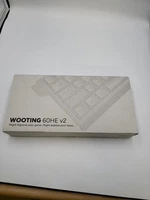 Wooting 60HE V2 ANSI Black Aluminum Gaming Keyboard New Open Dirty Retail Box