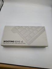 Wooting 60HE V2 ANSI Black Aluminum Gaming Keyboard New Open  Dirty Retail Box