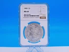 1889 Morgan Silver $1 Dollar NGC MS64. C512