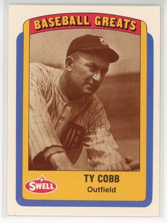 1990 Swell Baseball Greats #15 Ty Cobb Detroit Tigers
