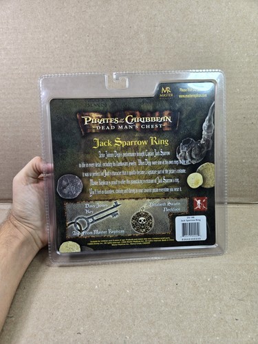 Master Replicas Disney Jack Sparrow's Ring Dead Man's Chest Rare Brand New - Picture 5 of 8