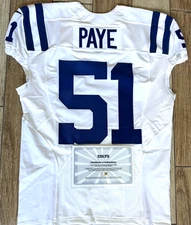 🏈Kwity Paye TEAM ISSUED💪2022 Season Indianapolis Colts NFL Nike Jersey Inc.COA