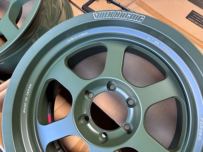 Rays TE37XT Matte Green Wheel Rim 18