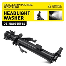 RIGHT HEADLIGHT WASHER JET FOR VW GOLF MK7 2012 TO 2020 DRIVER SIDE 5G0955966