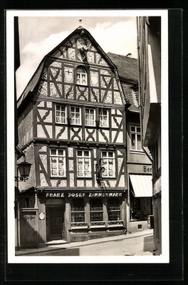 Ansichtskarte Linz am Rhein, Altes Fachwerkhaus von Franz Josef Zimmermann 