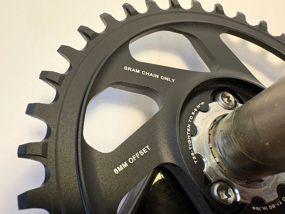 Set pedivelle SRAM X01 DH 83mm asse 165mm 36t GXP carbonio - Immagine 3 di 3