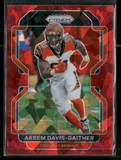 2021 Panini Prizm #275 Akeem Davis-Gaither Red Ice