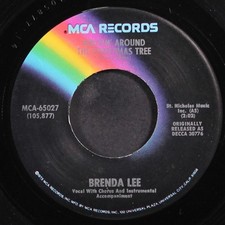 BRENDA LEE: rockin' around the christmas tree / papa noel DECCA 7" Single 45 RPM