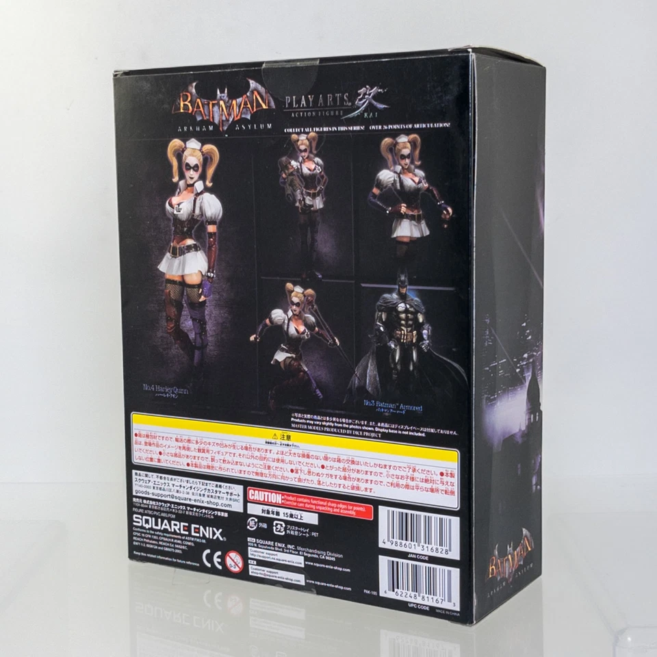 Figura de acción Square Enix Batman Arkham Asylum Play Arts Kai - Nº 4 Harley Quinn Foto 2 de 4