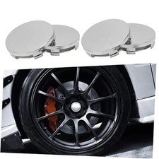 Car Wheel Center Caps Cover Kit Outer 65mm 2.56 Outer 65MM , Inner 61MM Silver
