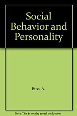 Social Behavior and Personality Hardcover Arnold H. Buss
