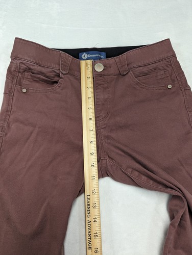 Pantalones de mezclilla Democracy Ab Solution para mujer 6 rosa malva ajustados elásticos - Imagen 5 de 9