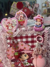 Strawberry Shortcake Junk Journal | Acrylic Charm Clip