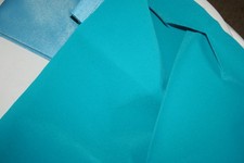 Solid Turquoise Flock Velvet Fabric for Upholstery Sewing Craft Cosplay Material