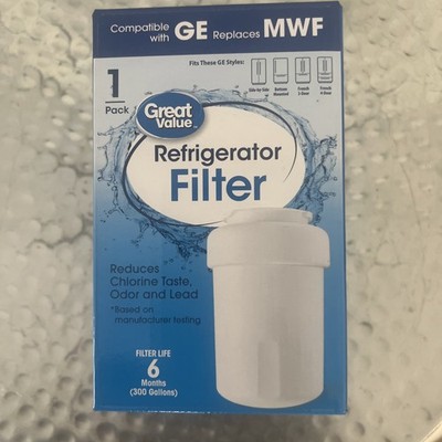 Great Value Refrigerator Replacement Filters- Fits GE MWF -1 PK