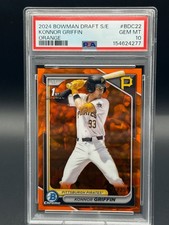 2024 Bowman Chrome Draft Sapphire GEM MT - Konnor Griffin #BDC-22 Orange /25